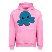 Angry Blue Moody Reversible Octopus Urban Hoodie | Teevron