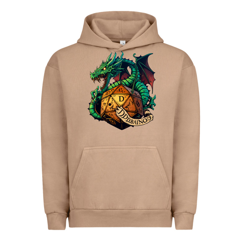 Dragon And A D20 Urban Hoodie by lanVoArt | Teevron