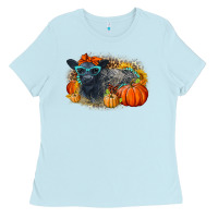 Fall Autumn Baby Calf Ladies Tee | Teevron