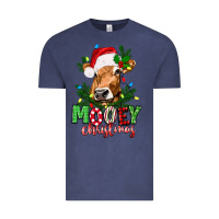 Vintage Denim Mooey Christmas Vintage Tee - texasbilliewilder