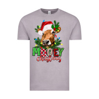 Vintage Zinc Mooey Christmas Vintage Tee - texasbilliewilder