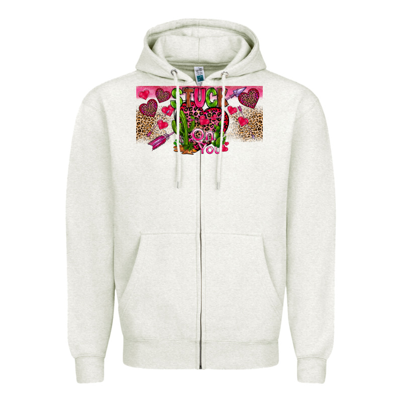 Stuck On You Zipper Hoodie by CowhideDigitalArt | Teevron