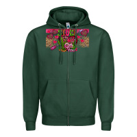 Sports Green Stuck On You Zipper Hoodie - CowhideDigitalArt