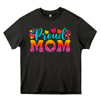 Asphalt Proud Mom Lesbian Heavy Core Tee - BundleAndBundleShop