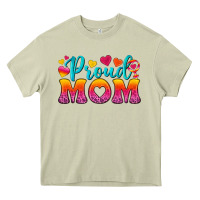 Mossy Proud Mom Lesbian Heavy Core Tee - BundleAndBundleShop