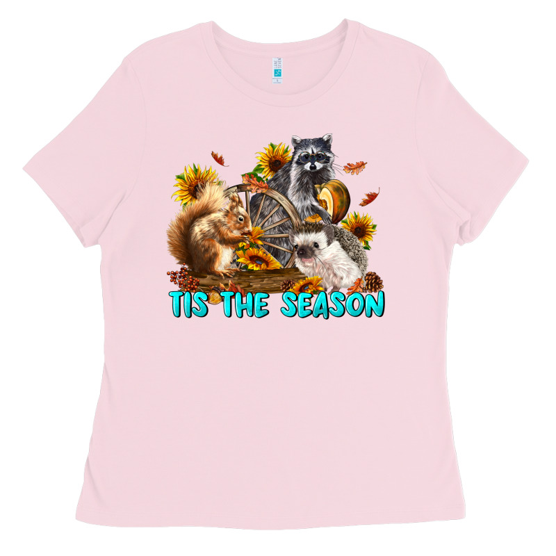 Fall Tis The Season Animals Ladies Tee by LillyAllenDesigns | Teevron