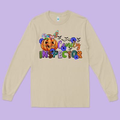Candy Inspector Long Sleeve Tee Designed By Cowgirlartshop