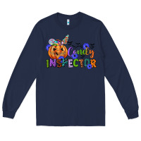 Navy candy inspector Long Sleeve Tee - CowGirlArtShop