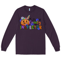 Plum candy inspector Long Sleeve Tee - CowGirlArtShop