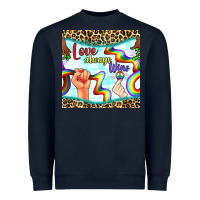 Pride Lgbtq Love Always Wins Peace Gender Symbol Heavyweight Sweatshirt | Teevron