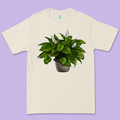 Peace Lily Premium Tee Designed By Lillyallendesigns