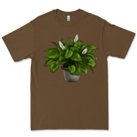 Cacao Peace Lily Premium Tee - LillyAllenDesigns