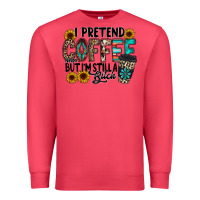 Cardinal i pretend coffee Premium Sweatshirt - RacoonDesign