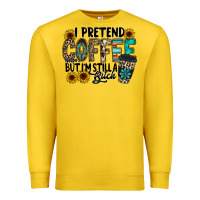 Lemon i pretend coffee Premium Sweatshirt - RacoonDesign