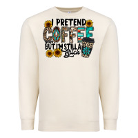 Sandshell i pretend coffee Premium Sweatshirt - RacoonDesign