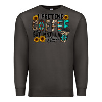 Smoke i pretend coffee Premium Sweatshirt - RacoonDesign