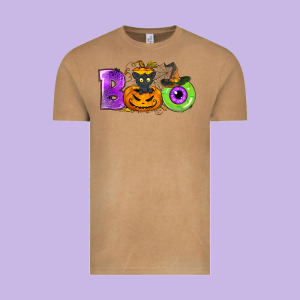 Boo Halloween Vintage Tee Designed By Nancycooperartshop