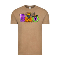 Vintage Coffee Boo Halloween Vintage Tee - NancyCooperArtShop
