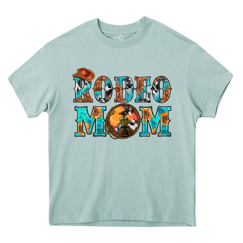 Western Rodeo Mom Heavy Core Tee by BundleAndBundleShop | Teevron
