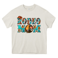 Cream Western Rodeo Mom Heavy Core Tee - BundleAndBundleShop