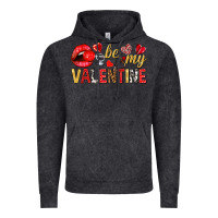 Vintage Black Be my valentine Valentine's Day Vintage Hoodie - HowdyJamesFarm
