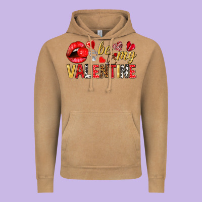 Be My Valentine Valentine's Day Vintage Hoodie Designed By Howdyjamesfarm