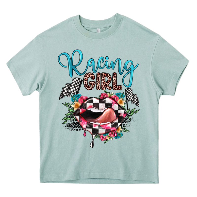 Racing Girl Heavy Core Tee by JahusDesignShop | Teevron