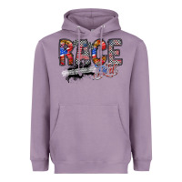 Lavender race girl Heavyweight Hoodie - RacoonDesign