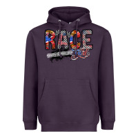 Plum race girl Heavyweight Hoodie - RacoonDesign