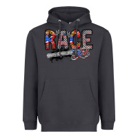 Smoke race girl Heavyweight Hoodie - RacoonDesign
