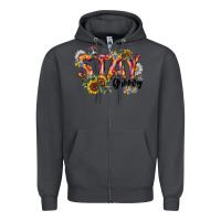 Smoke Stay Groovy Zipper Hoodie - CowhideDigitalArt