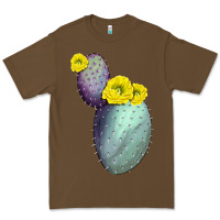 Cacao Opunthia Santa Rita Cactus Premium Tee - LillyAllenDesigns