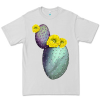 Dove Grey Opunthia Santa Rita Cactus Premium Tee - LillyAllenDesigns