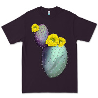 Plum Opunthia Santa Rita Cactus Premium Tee - LillyAllenDesigns