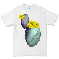 White Opunthia Santa Rita Cactus Premium Tee - LillyAllenDesigns