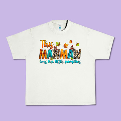 Customized This Mawmaw Loves Her Little Pumpkins Urban Heavy Tee Designed By Texasbilliewilder