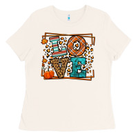 Bone Fall Autumn Leopard Love Ladies Tee - LillyAllenDesigns