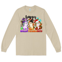 Mushroom happy hallothanksmas unicorn Long Sleeve Tee - CowGirlArtShop