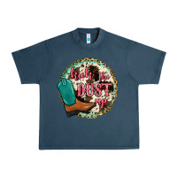 Midnight Navy kick the dust up Urban Heavy Tee - JahusDesignShop