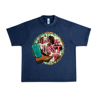 Navy kick the dust up Urban Heavy Tee - JahusDesignShop
