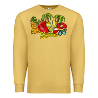 Antique Gold love summer Premium Sweatshirt - RacoonDesign