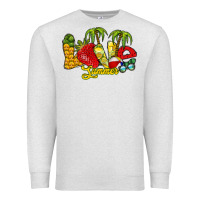Oatmeal Heather love summer Premium Sweatshirt - RacoonDesign
