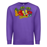 Purple love summer Premium Sweatshirt - RacoonDesign