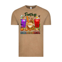 Vintage Coffee hallothanksmas teacher Vintage Tee - texasbilliewilder