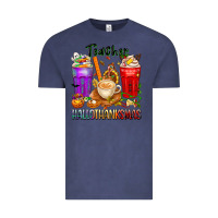 Vintage Denim hallothanksmas teacher Vintage Tee - texasbilliewilder