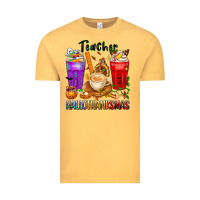 Vintage Mustard hallothanksmas teacher Vintage Tee - texasbilliewilder