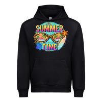 Black summer time sunset glasses Urban Hoodie - BarkalooDesign