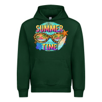 Forest Green summer time sunset glasses Urban Hoodie - BarkalooDesign