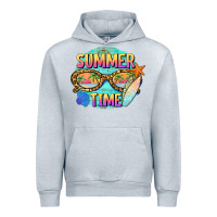 Heather Grey summer time sunset glasses Urban Hoodie - BarkalooDesign