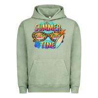 Pigment Oil Green summer time sunset glasses Urban Hoodie - BarkalooDesign